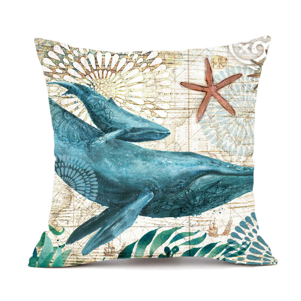 Add a Touch of Coastal Charm with Sea Turtle Printed Cushion Covers - Homelune LTD home essentials and decor!