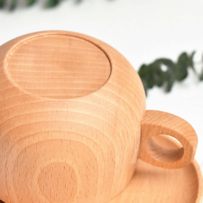 Beech Fashion Three-piece Solid Wood Cup - Homelune LTD home essentials and decor!