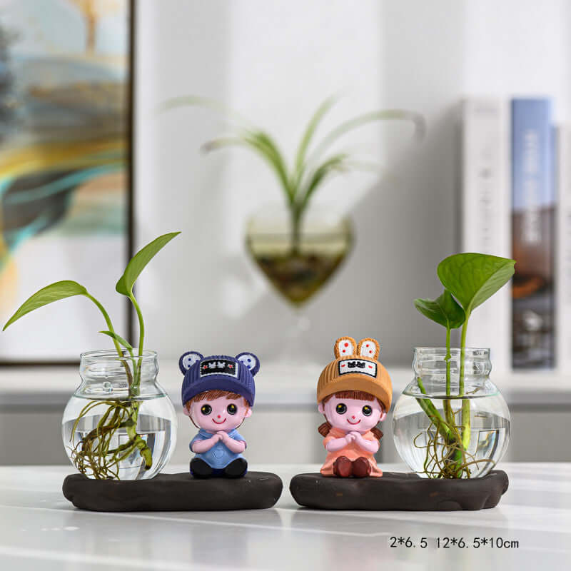 Brighten Your Home with Clear Glass Flower Pots and Vases - Homelune LTD home essentials and decor!