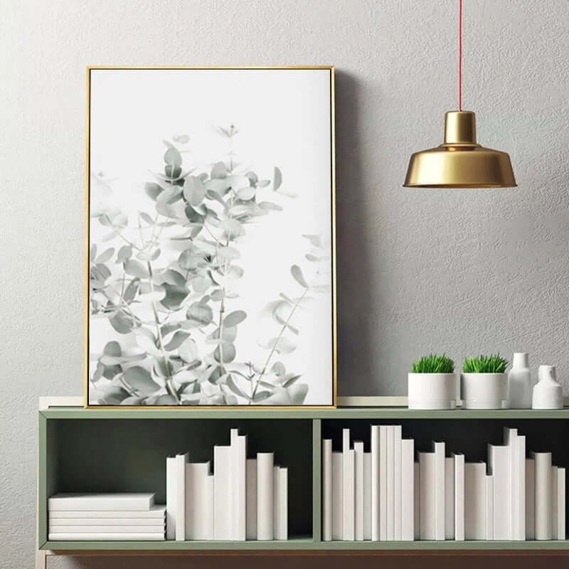 Bring Nature Indoors with Our Nordic Small Plant Canvas Painting! - Homelune LTD home essentials and decor!