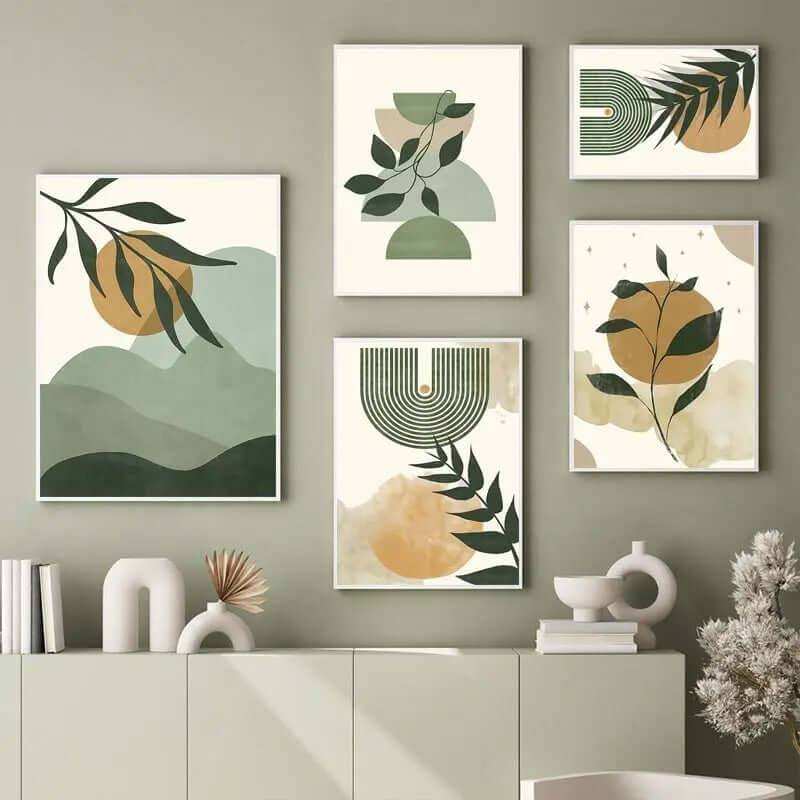 Bring the Outdoors In with Our Green Plant Decorative Painting! - Homelune LTD home essentials and decor!