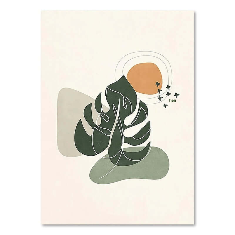 Bring the Outdoors In with Our Green Plant Decorative Painting! - Homelune LTD home essentials and decor!