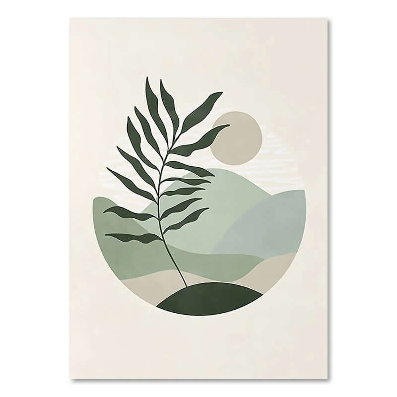 Bring the Outdoors In with Our Green Plant Decorative Painting! - Homelune LTD home essentials and decor!