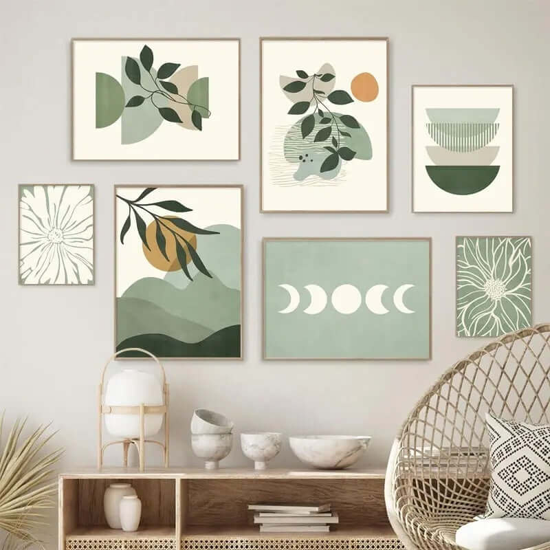 Bring the Outdoors In with Our Green Plant Decorative Painting! - Homelune LTD home essentials and decor!