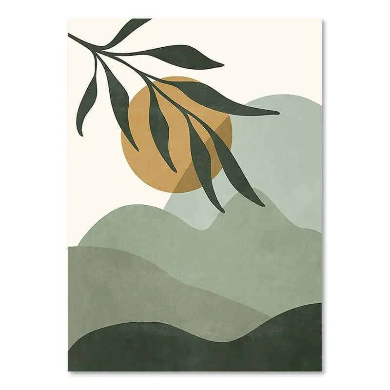 Bring the Outdoors In with Our Green Plant Decorative Painting! - Homelune LTD home essentials and decor!