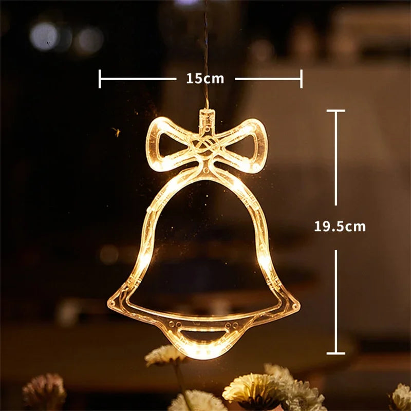 Bring Holiday Cheer with LED Christmas Snowflake & Santa Ornaments Homelune LTD