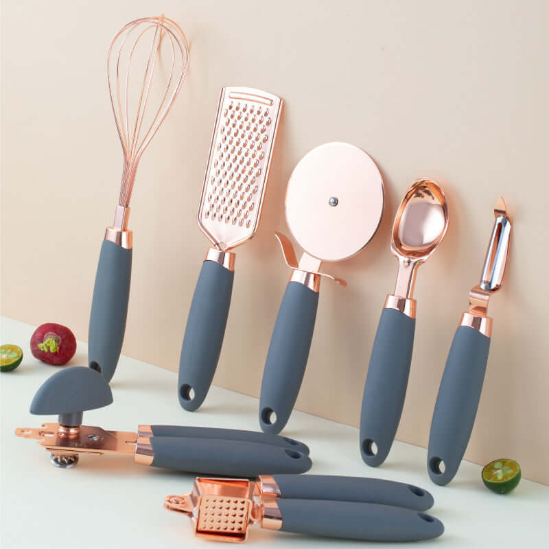 Copper-Plated Kitchen Peeler Set – Elegant & Durable Household Gadget - Homelune LTD home essentials and decor!