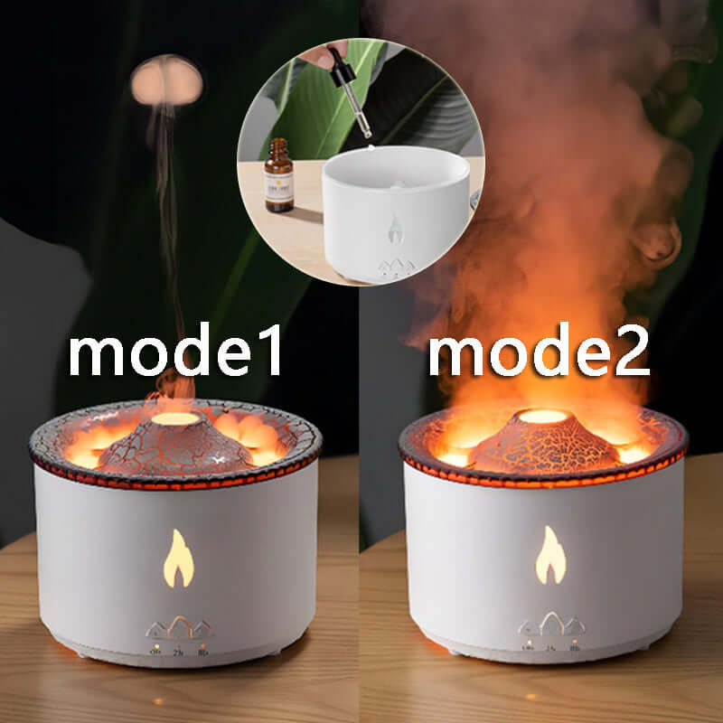 Creative Ultrasonic Essential Oil Humidifier – Volcano & Jellyfish Aromatherapy Diffuser - Homelune LTD home essentials and decor!