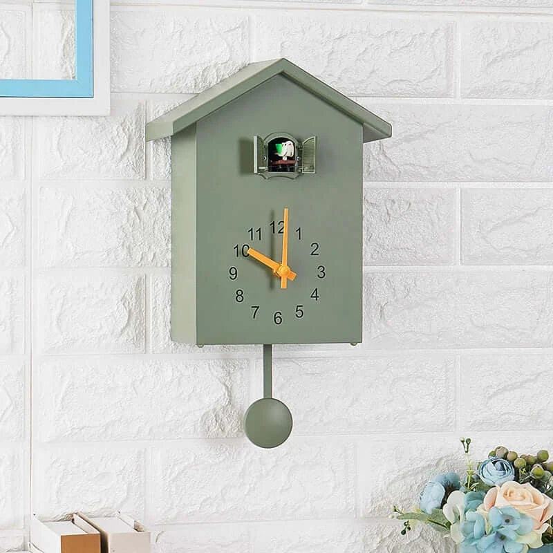 Elegant Cuckoo Quartz Wall Clock with Charming Hourly Chime - Homelune LTD home essentials and decor!