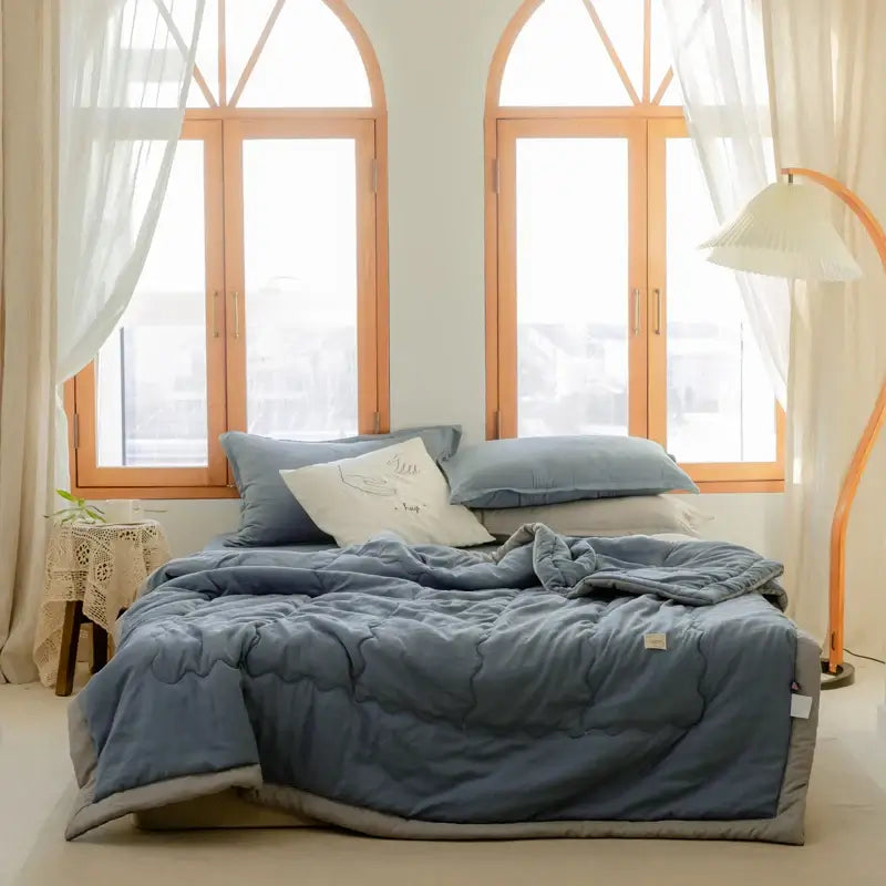 Elegant, Lightweight Comfort with the Japanese Summer Quilt - Homelune LTD home essentials and decor!