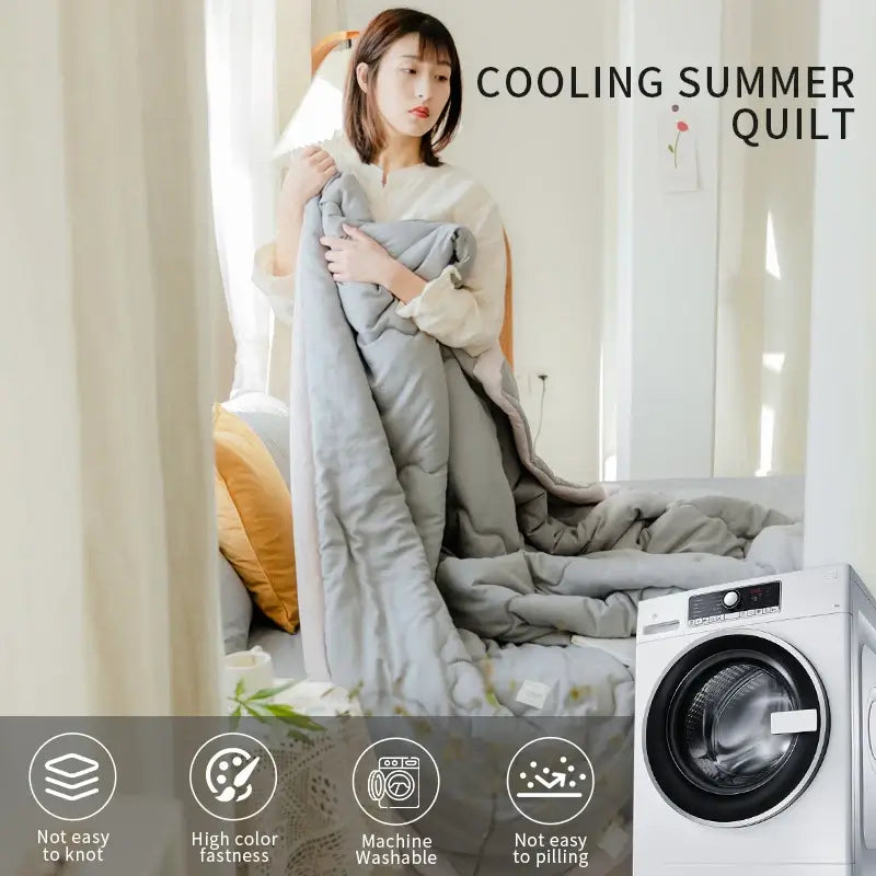 Elegant, Lightweight Comfort with the Japanese Summer Quilt - Homelune LTD home essentials and decor!