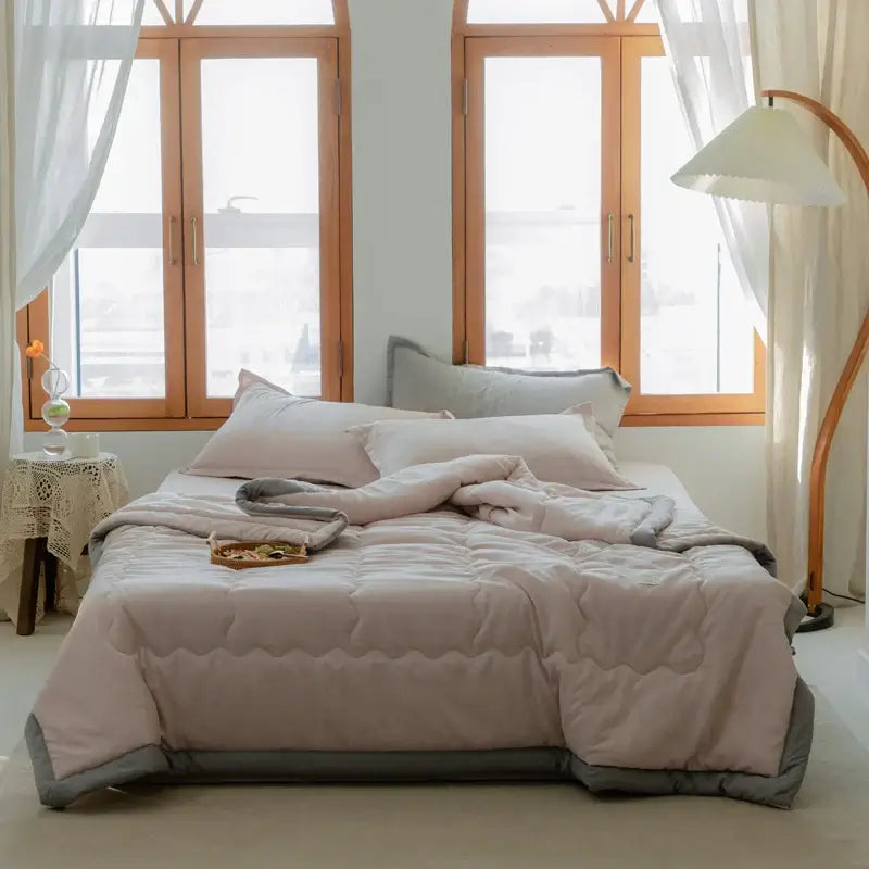 Elegant, Lightweight Comfort with the Japanese Summer Quilt - Homelune LTD home essentials and decor!