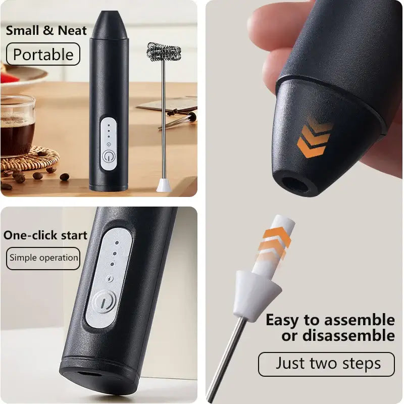 Elevate Your Coffee Experience with Our Wireless Milk Frother! - Homelune LTD home essentials and decor!