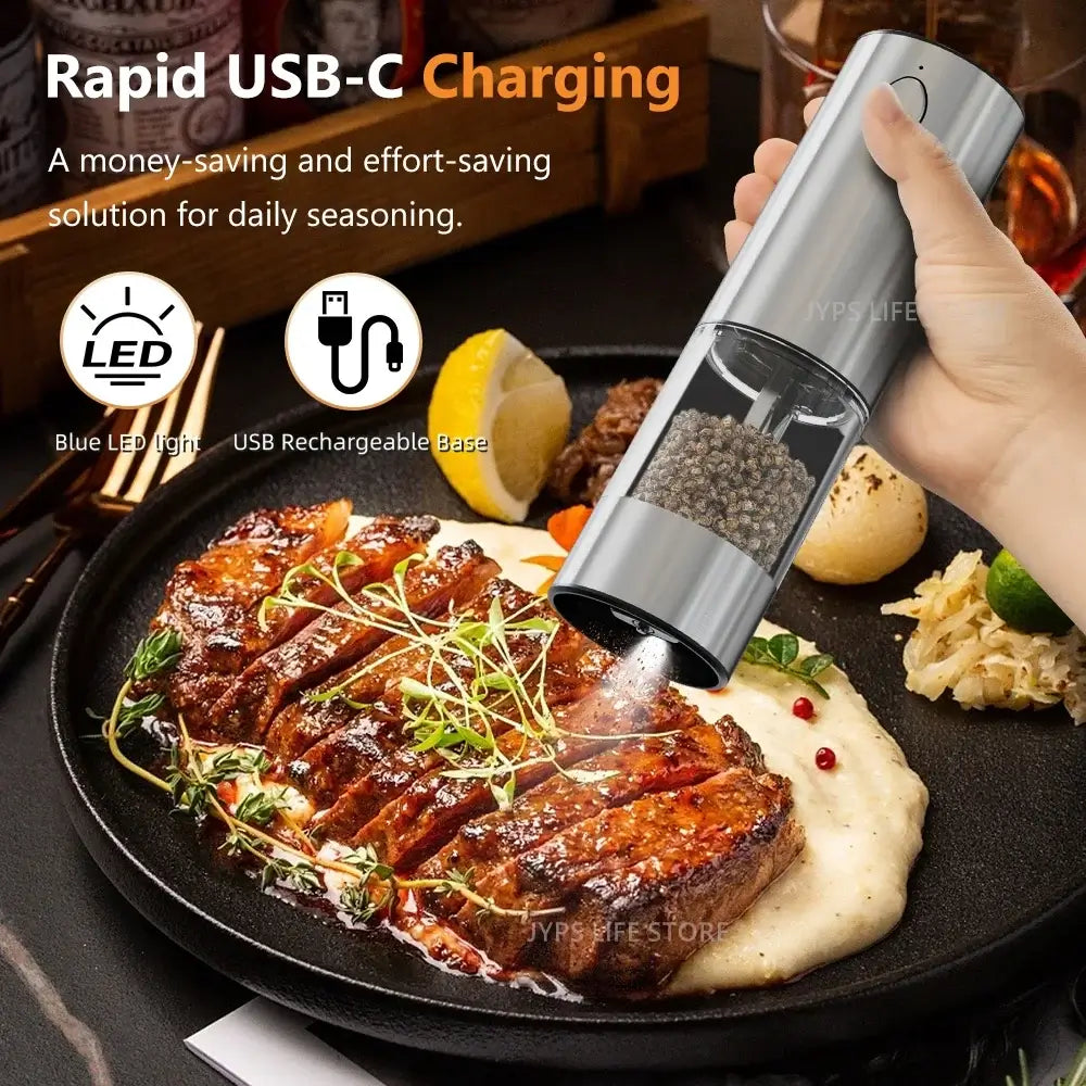 Elevate Your Cooking with the Electric Pepper Grinder - Homelune LTD home essentials and decor!
