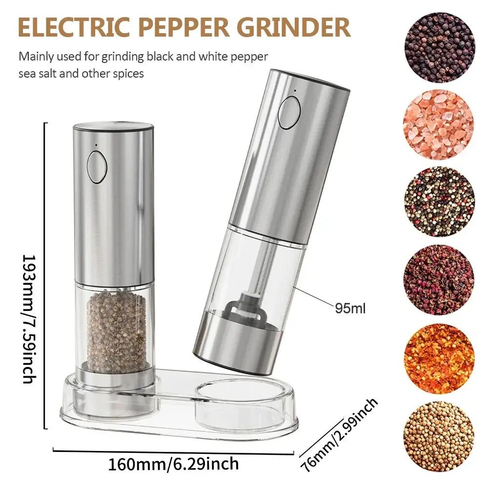 Elevate Your Cooking with the Electric Pepper Grinder - Homelune LTD home essentials and decor!