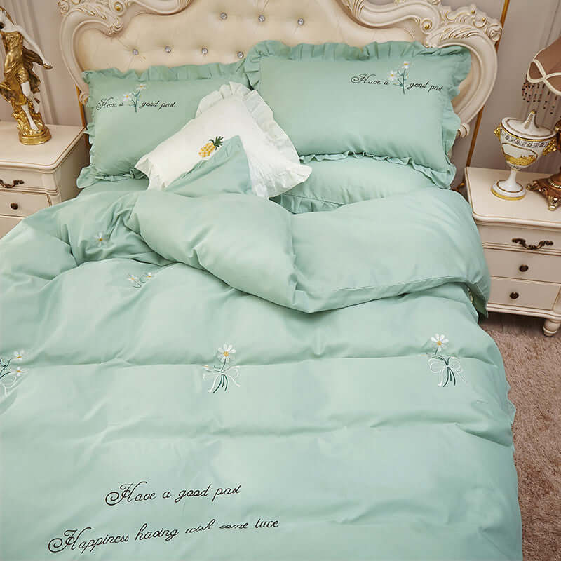 Enchant Your Bedroom with the Princess Wind Bed Sheet and Bed Cover - Homelune LTD home essentials and decor!