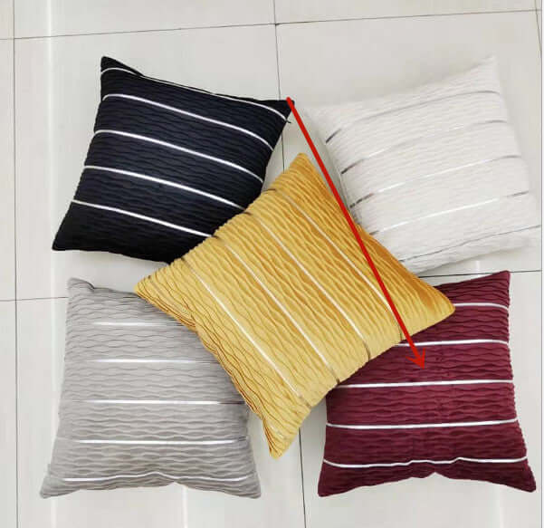 Enhance Your Sofa with the Elegant Striped Velvet Pillow Cover! - Homelune LTD home essentials and decor!