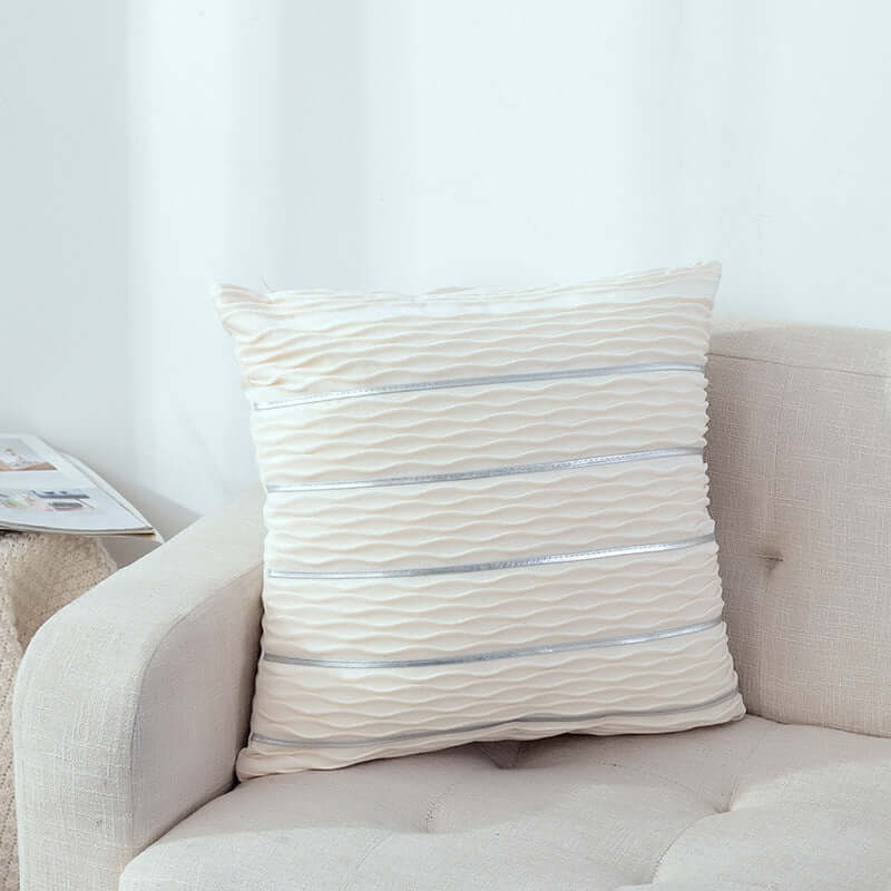 Enhance Your Sofa with the Elegant Striped Velvet Pillow Cover! - Homelune LTD home essentials and decor!