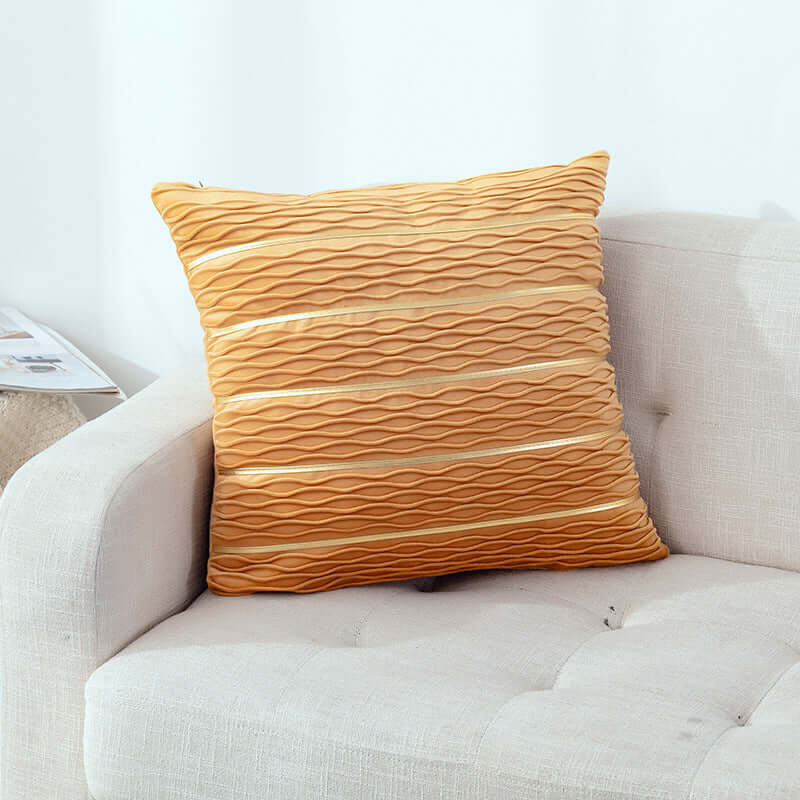 Enhance Your Sofa with the Elegant Striped Velvet Pillow Cover! - Homelune LTD home essentials and decor!