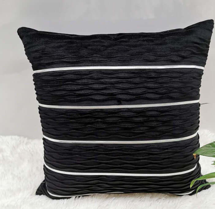 Enhance Your Sofa with the Elegant Striped Velvet Pillow Cover! - Homelune LTD home essentials and decor!