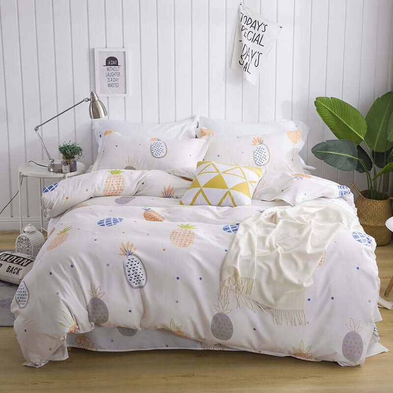 Experience Comfort and Freshness with Aloe Cotton Dormitory Bed Sheets - Homelune LTD home essentials and decor!