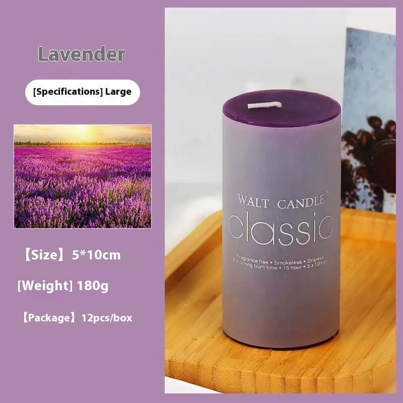 Experience Serenity with Our Cylindrical Color Aromatherapy Candle - Homelune LTD home essentials and decor!