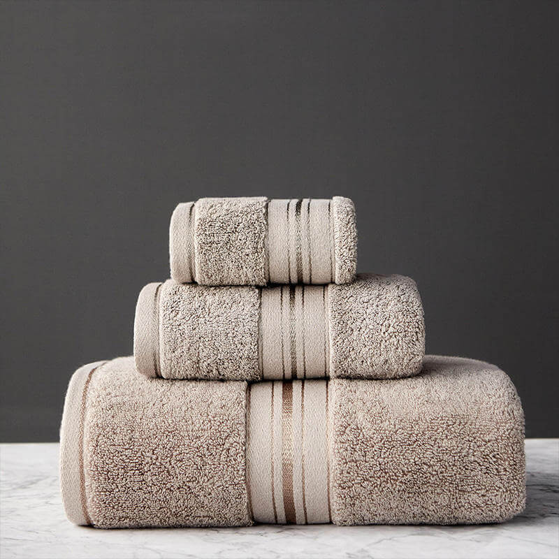 Indulge in Luxury with Our 100% Cotton Bath & Beach Towel Set! - Homelune LTD home essentials and decor!