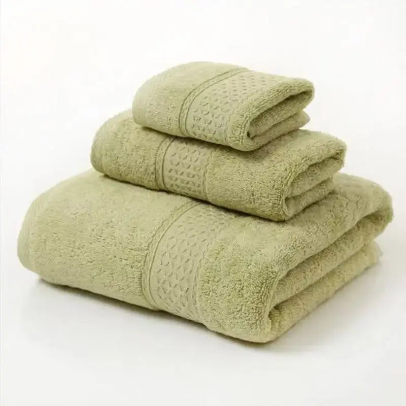 Indulge in Luxury with Our 3-Piece Cotton Towel Set - Homelune LTD home essentials and decor!