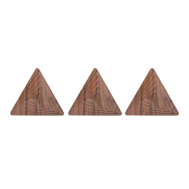 Japanese Black Walnut Geometric Tea Coaster: Creative Cup Holder - Homelune LTD home essentials and decor!