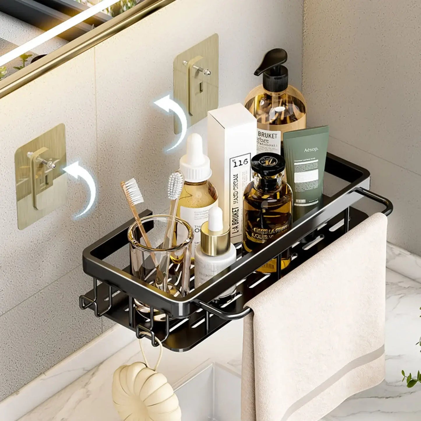 Maximize Your Space with Our Stylish Wall-Mounted Corner Rack! - Homelune LTD home essentials and decor!