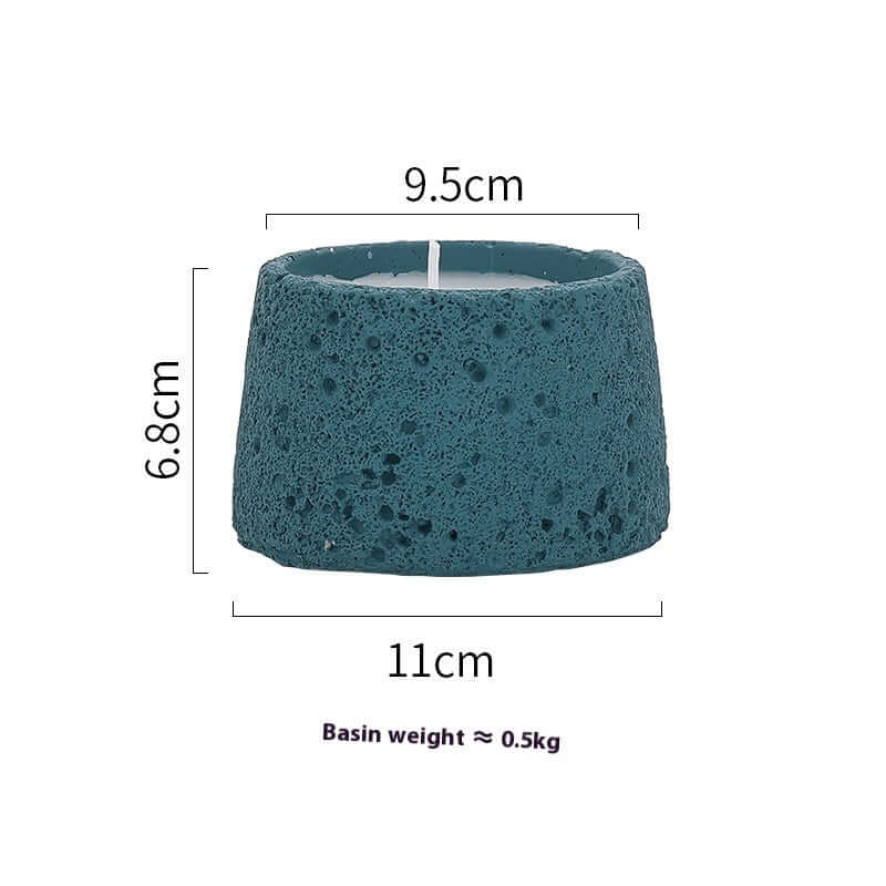 Modern Cement Candle Holder: Perfect for Aromatherapy & Home Décor - Homelune LTD home essentials and decor!