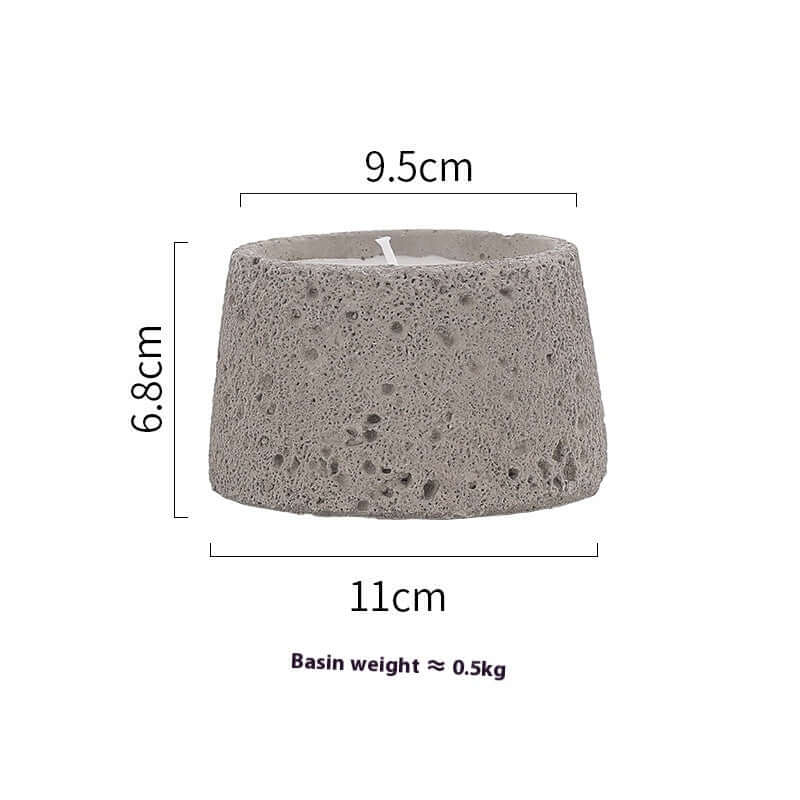Modern Cement Candle Holder: Perfect for Aromatherapy & Home Décor - Homelune LTD home essentials and decor!