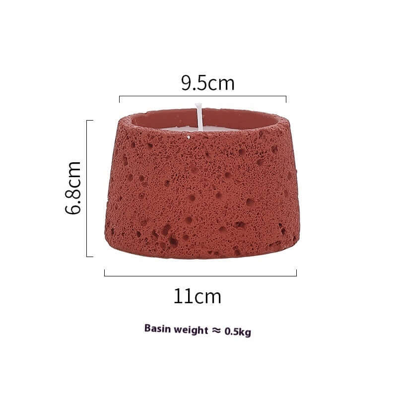 Modern Cement Candle Holder: Perfect for Aromatherapy & Home Décor - Homelune LTD home essentials and decor!