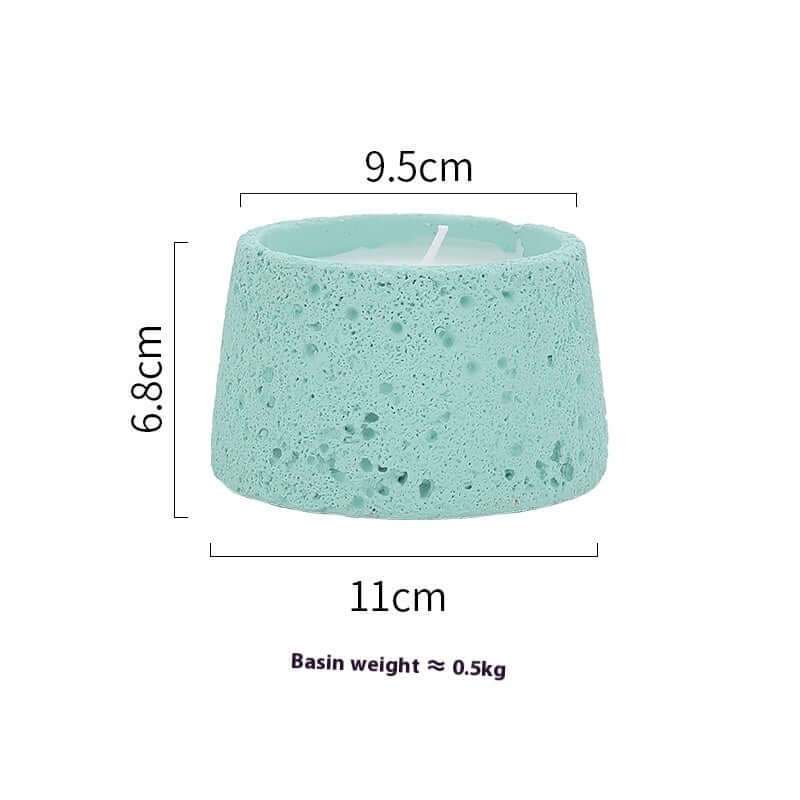 Modern Cement Candle Holder: Perfect for Aromatherapy & Home Décor - Homelune LTD home essentials and decor!