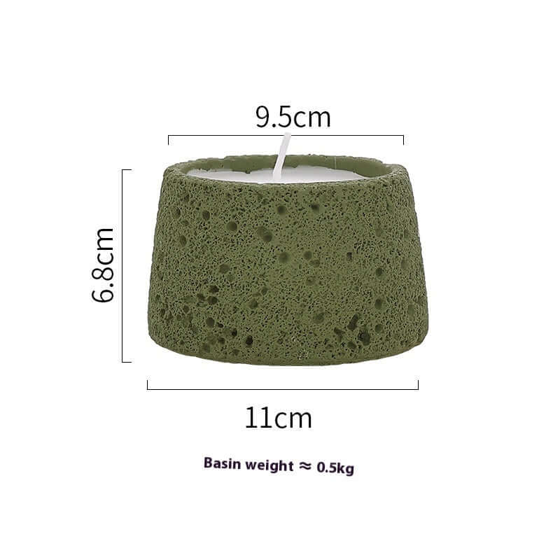 Modern Cement Candle Holder: Perfect for Aromatherapy & Home Décor - Homelune LTD home essentials and decor!