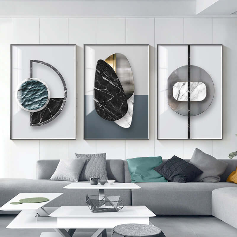 Modern Geometric Canvas Art Elevate Your Space with Style! - Homelune LTD home essentials and decor!