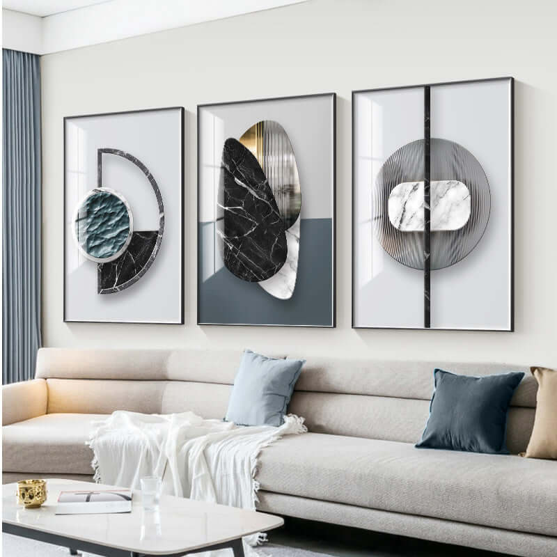 Modern Geometric Canvas Art Elevate Your Space with Style! - Homelune LTD home essentials and decor!