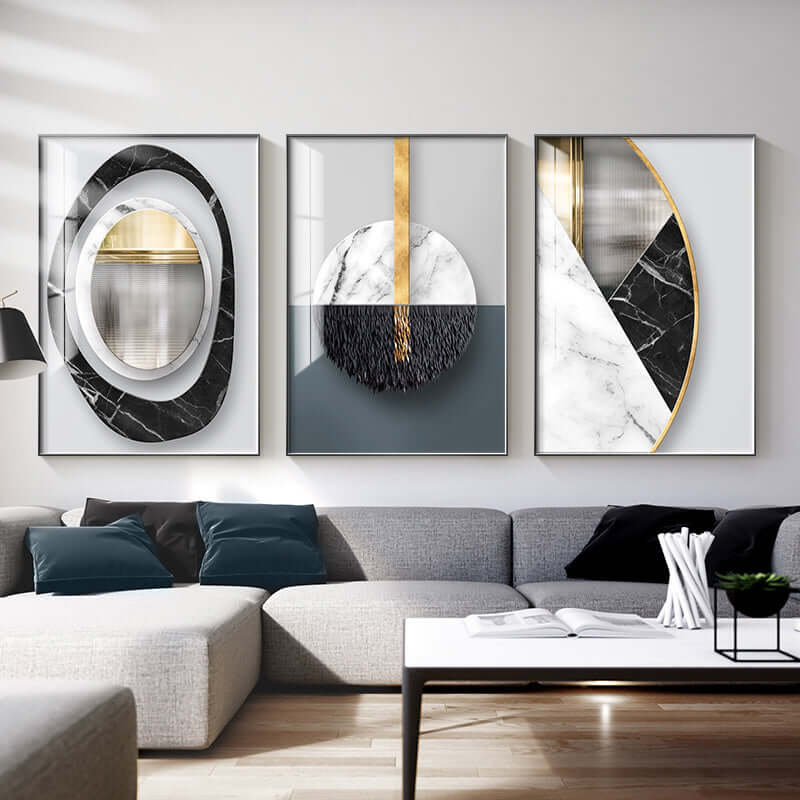 Modern Geometric Canvas Art Elevate Your Space with Style! - Homelune LTD home essentials and decor!