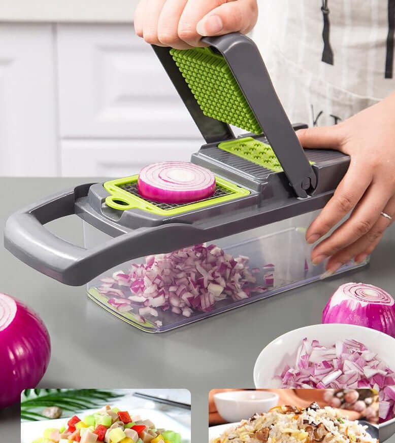 Multifunctional Vegetable Cutter – Easy Slicing & Dicing for Kitchen & Fruits - Homelune LTD home essentials and decor!