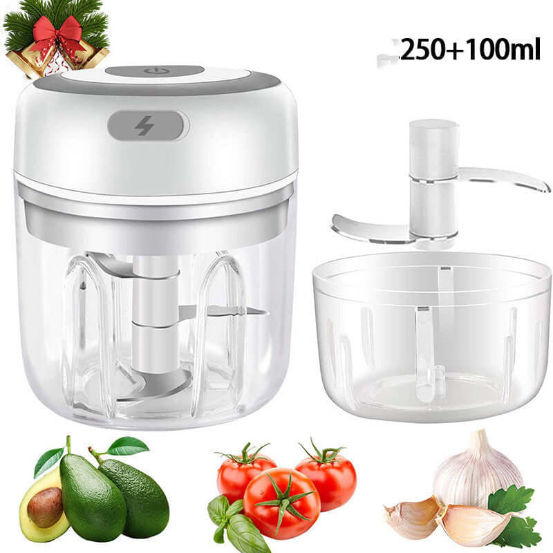 Powerful & Durable Kitchen Tool – USB Rechargeable Mini Electric Garlic Chopper - Homelune LTD home essentials and decor!