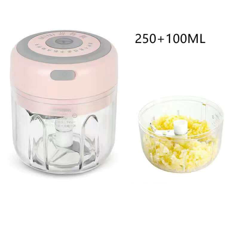 Powerful & Durable Kitchen Tool – USB Rechargeable Mini Electric Garlic Chopper - Homelune LTD home essentials and decor!