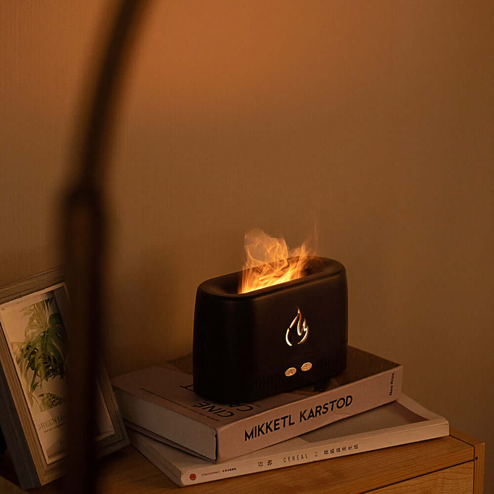 Relax & Unwind Flame Humidifier Aroma Diffuser for a Cozy Ambiance! - Homelune LTD home essentials and decor!