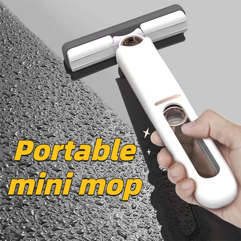 Self-Squeeze Portable Mini Mop – Hands-Free, Super Absorbent Cleaner for Home & Car - Homelune LTD home essentials and decor!