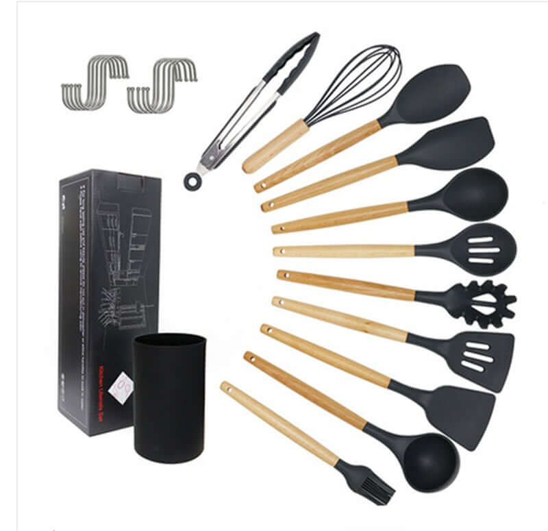 Silicone Cooking Utensils Set: Spoon, Shovel, and More - Homelune LTD home essentials and decor!