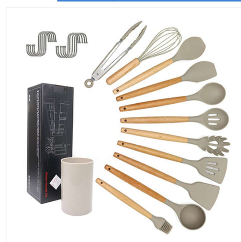 Silicone Cooking Utensils Set: Spoon, Shovel, and More - Homelune LTD home essentials and decor!