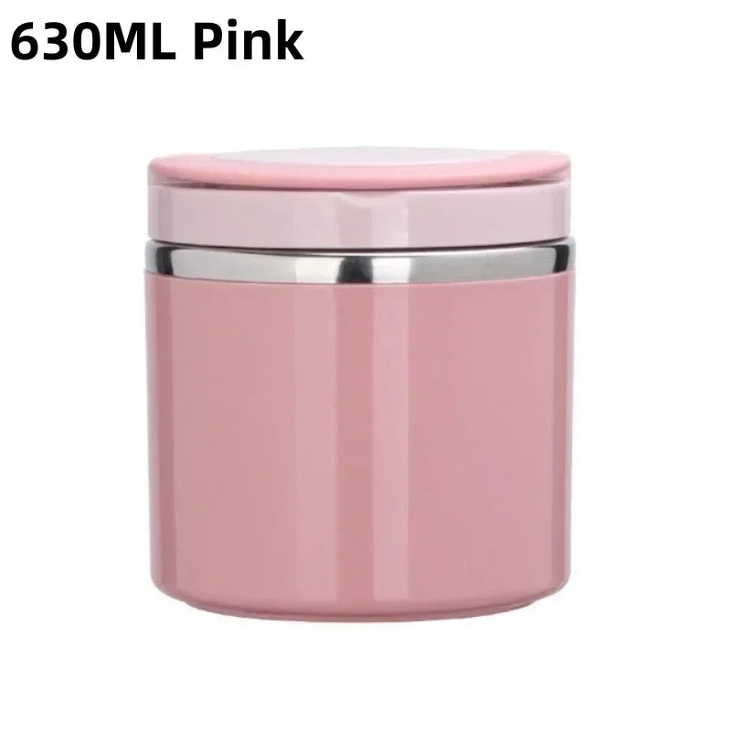 Stainless Steel Thermal Food Jar – Portable & Leak-Proof Lunch Solution Homelune LTD