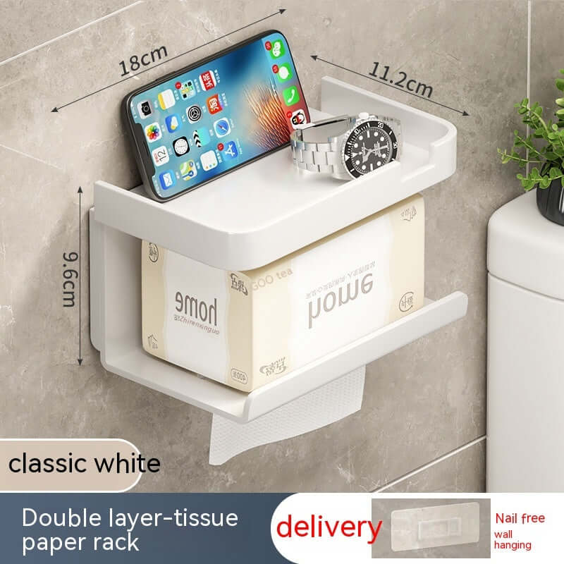 Toilet Tissue Box Wall-mounted Shelves - Homelune LTD home essentials and decor!