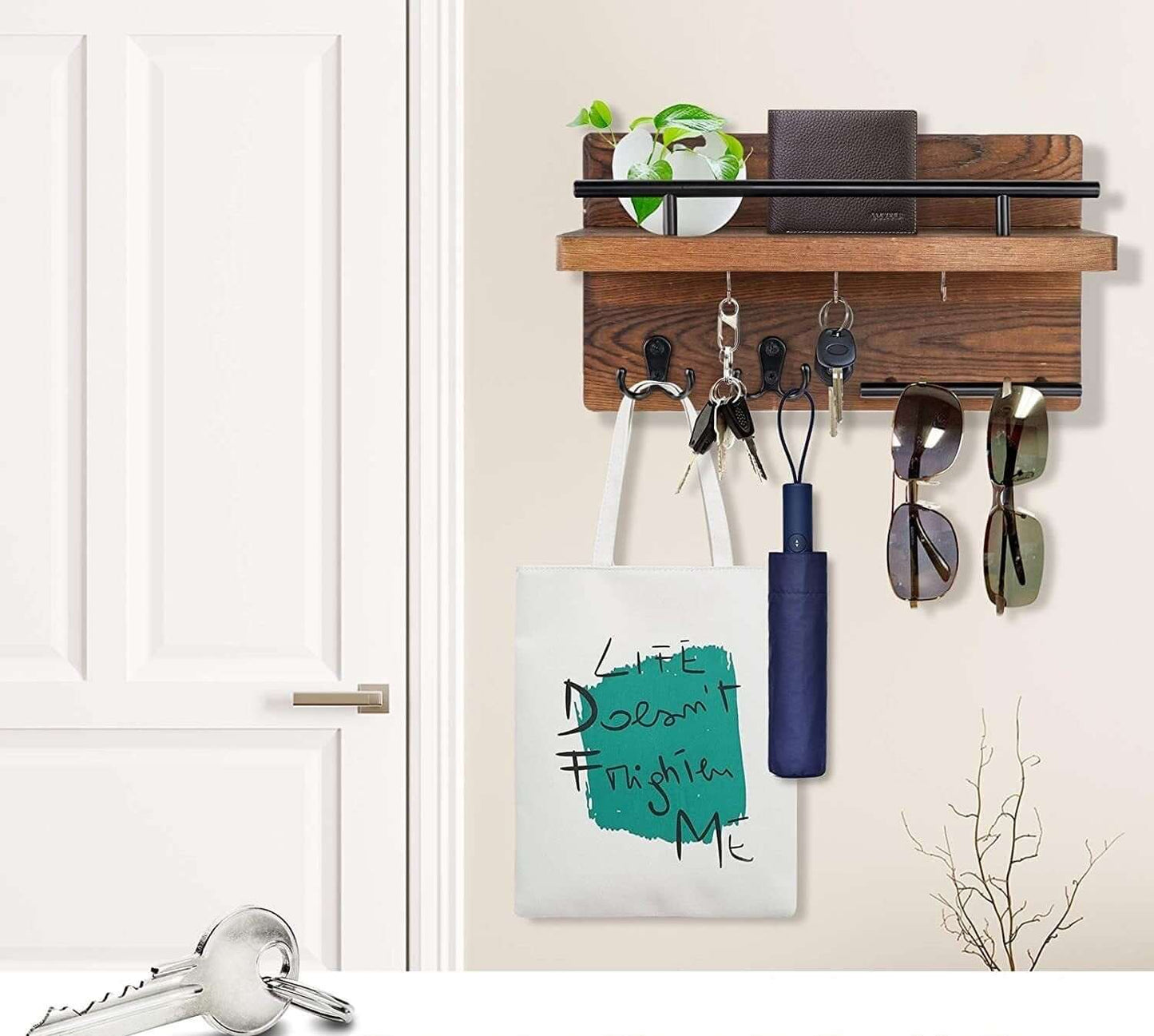 Wall-mounted Wooden Wall Shelf - Homelune LTD home essentials and decor!