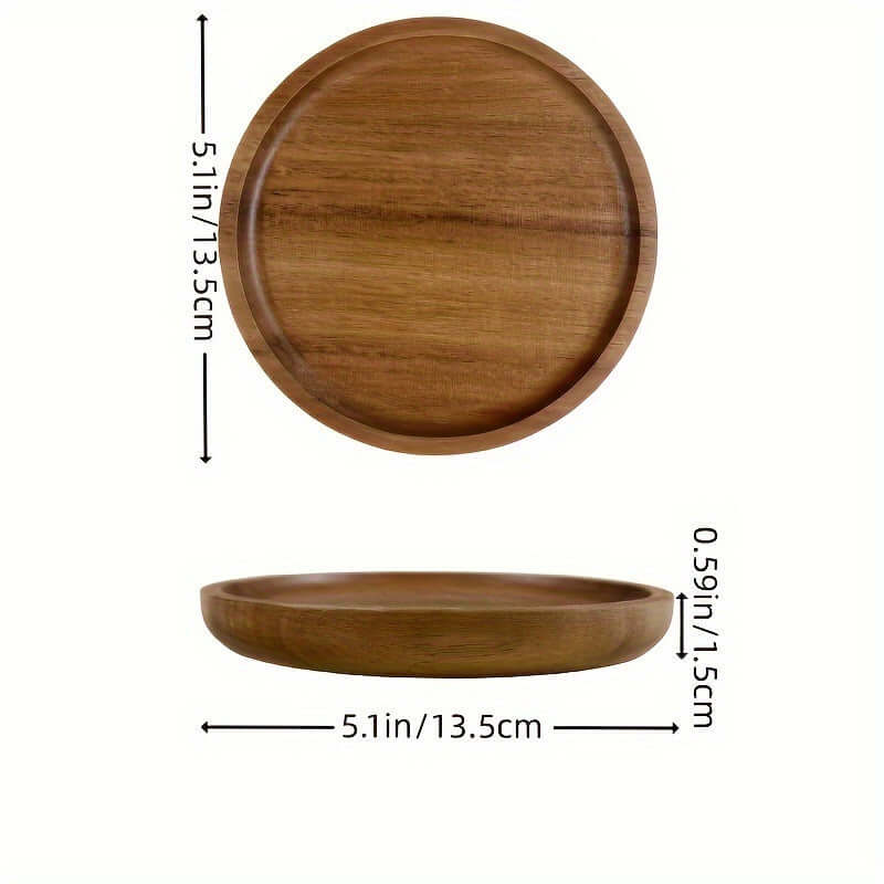 Acacia Wood Pallet High-end Plate - Homelune LTD home essentials and decor!