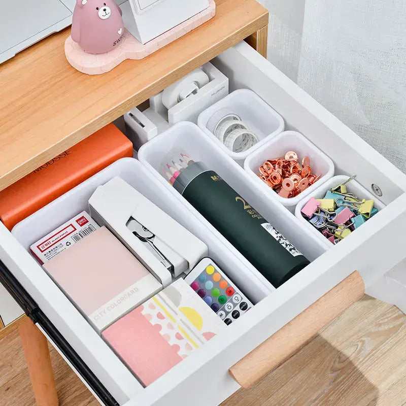 Achieve Perfect Organization with Our 8pcs Adjustable Drawer Organizer Box Trays! - Homelune LTD home essentials and decor!